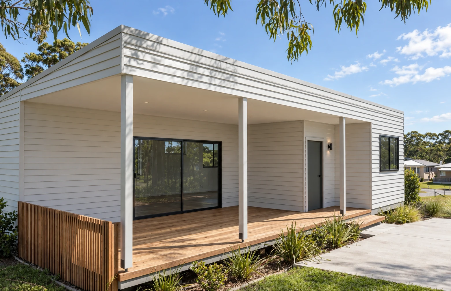 Munger artist’s impression with covered patio